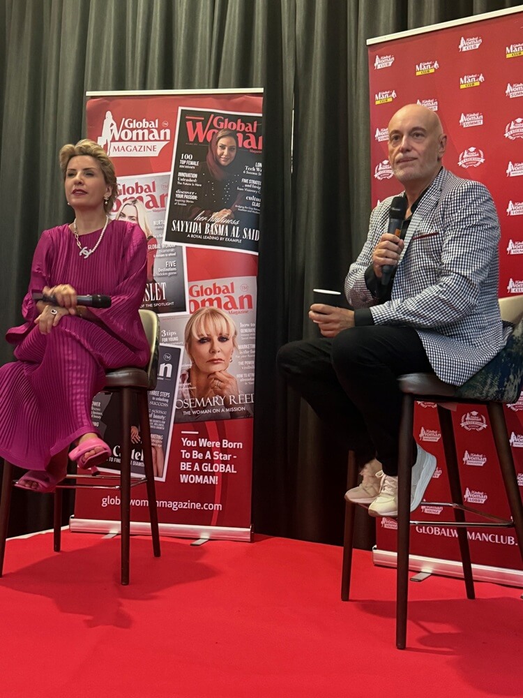 Andrew Scott and Mirela Sula in VIP interview at Global Woman Summit London 2025